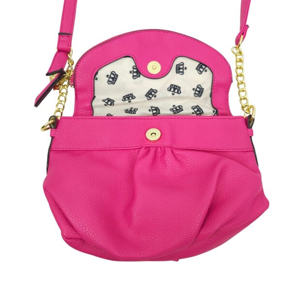 Juicy by Juicy Couture Crossbody Handbag Crowd Pleaser Mini Bag Preppy Pink - Picture 14 of 16